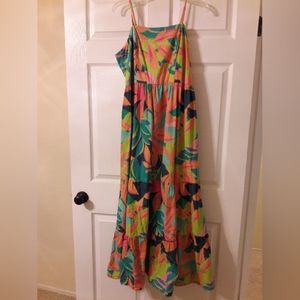 Floral Maxi Dress XL